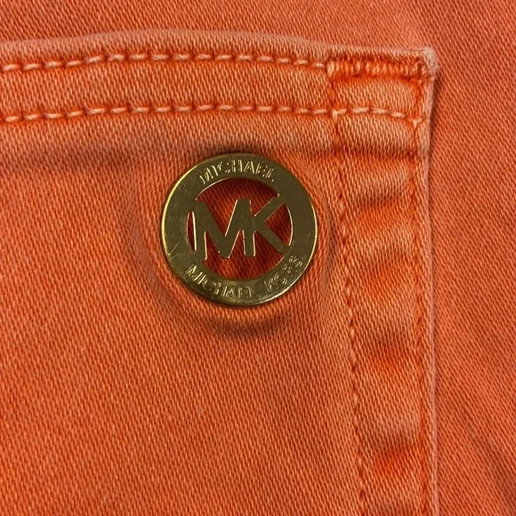 Micheal Kors Cropped Orange jeans size 8 - Picture 9 of 13